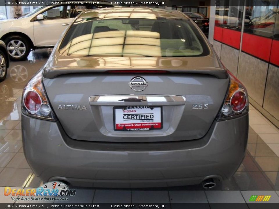 2007 Nissan Altima 2.5 S Pebble Beach Metallic / Frost Photo #6