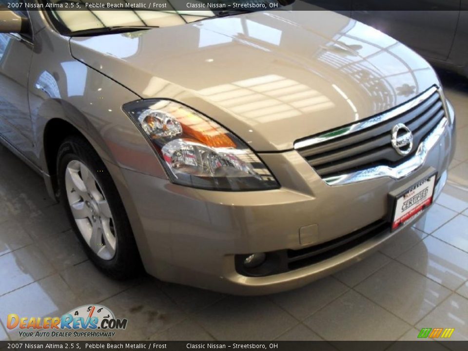 2007 Nissan Altima 2.5 S Pebble Beach Metallic / Frost Photo #12