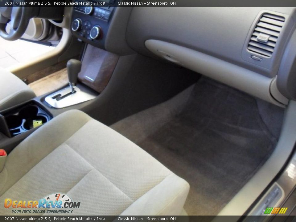 2007 Nissan Altima 2.5 S Pebble Beach Metallic / Frost Photo #17