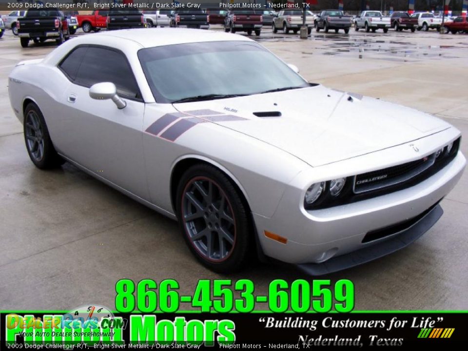 2009 Dodge Challenger R/T Bright Silver Metallic / Dark Slate Gray Photo #1