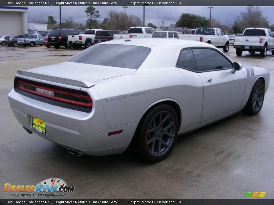 2009 Dodge Challenger R/T Bright Silver Metallic / Dark Slate Gray Photo #3