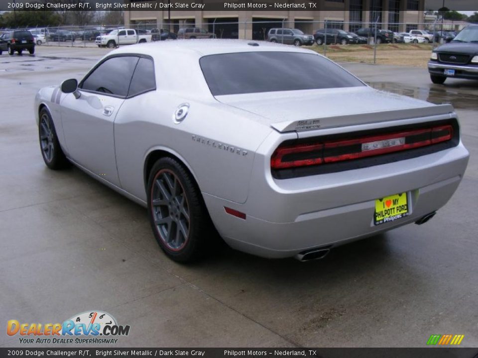 2009 Dodge Challenger R/T Bright Silver Metallic / Dark Slate Gray Photo #5