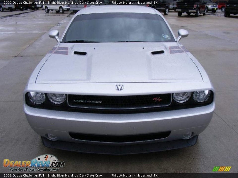 2009 Dodge Challenger R/T Bright Silver Metallic / Dark Slate Gray Photo #8