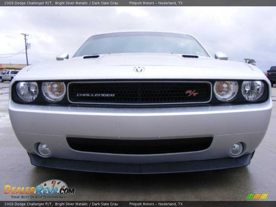 2009 Dodge Challenger R/T Bright Silver Metallic / Dark Slate Gray Photo #9