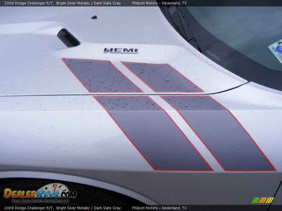 2009 Dodge Challenger R/T Bright Silver Metallic / Dark Slate Gray Photo #15