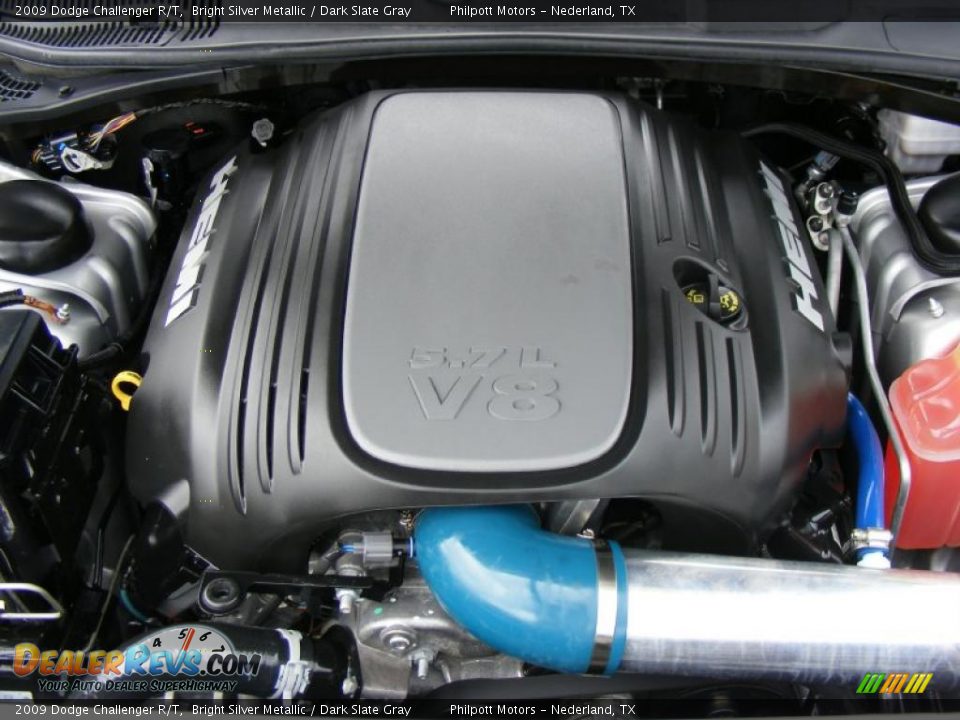 2009 Dodge Challenger R/T Bright Silver Metallic / Dark Slate Gray Photo #25
