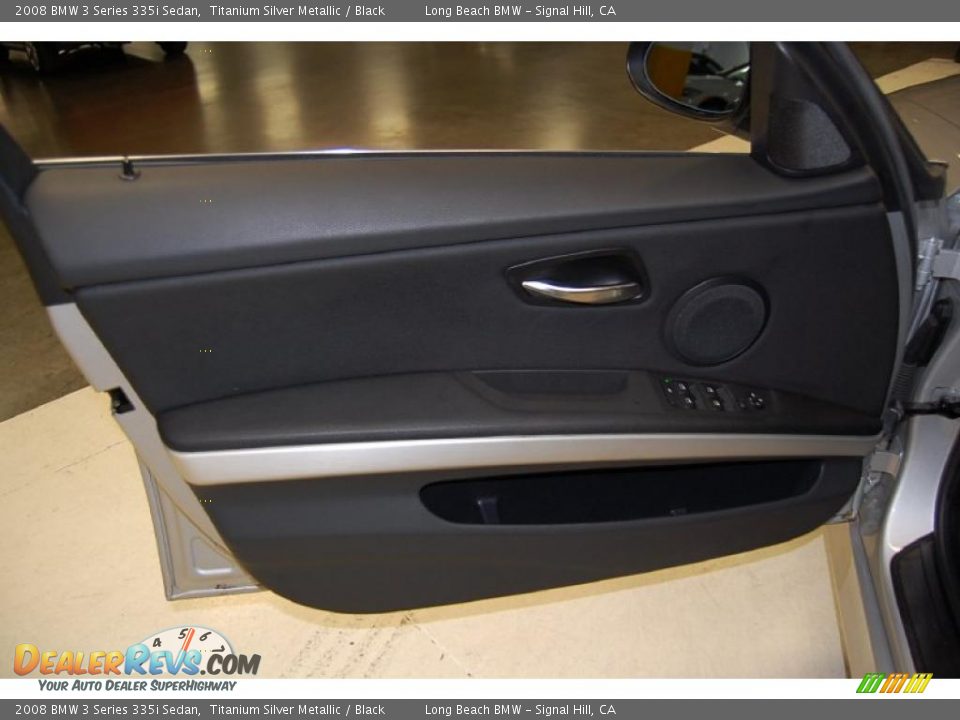 2008 BMW 3 Series 335i Sedan Titanium Silver Metallic / Black Photo #21