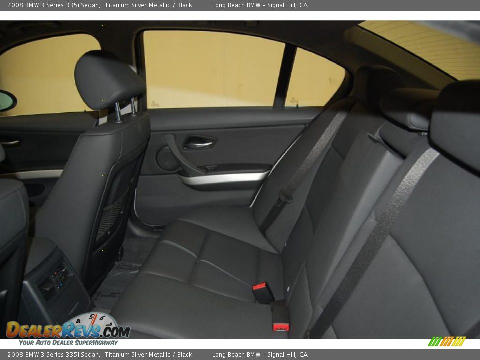 2008 BMW 3 Series 335i Sedan Titanium Silver Metallic / Black Photo #24