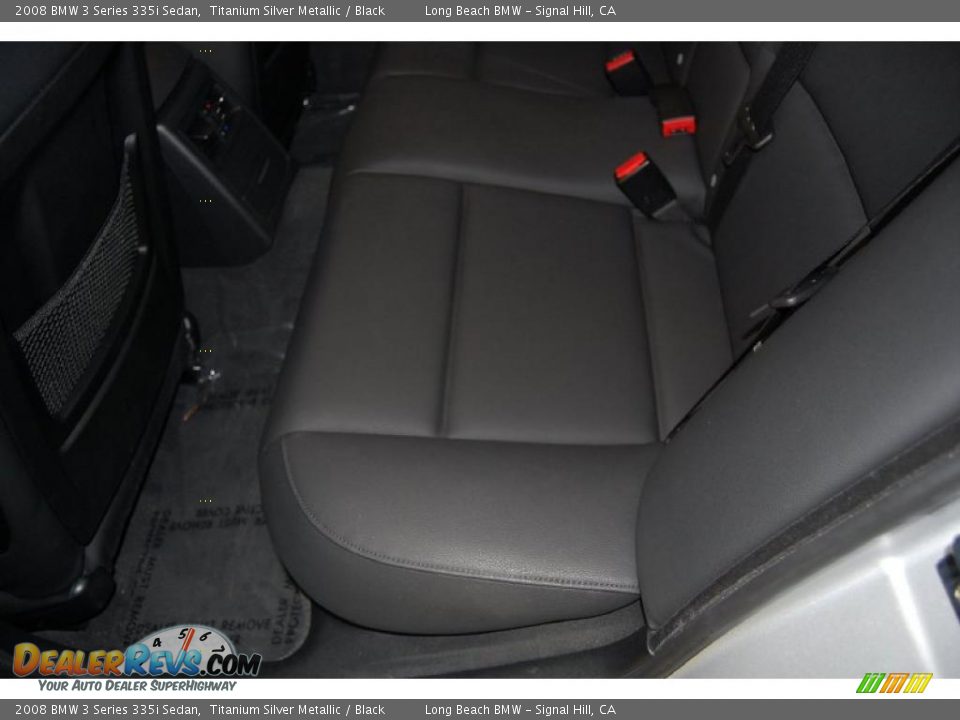 2008 BMW 3 Series 335i Sedan Titanium Silver Metallic / Black Photo #26