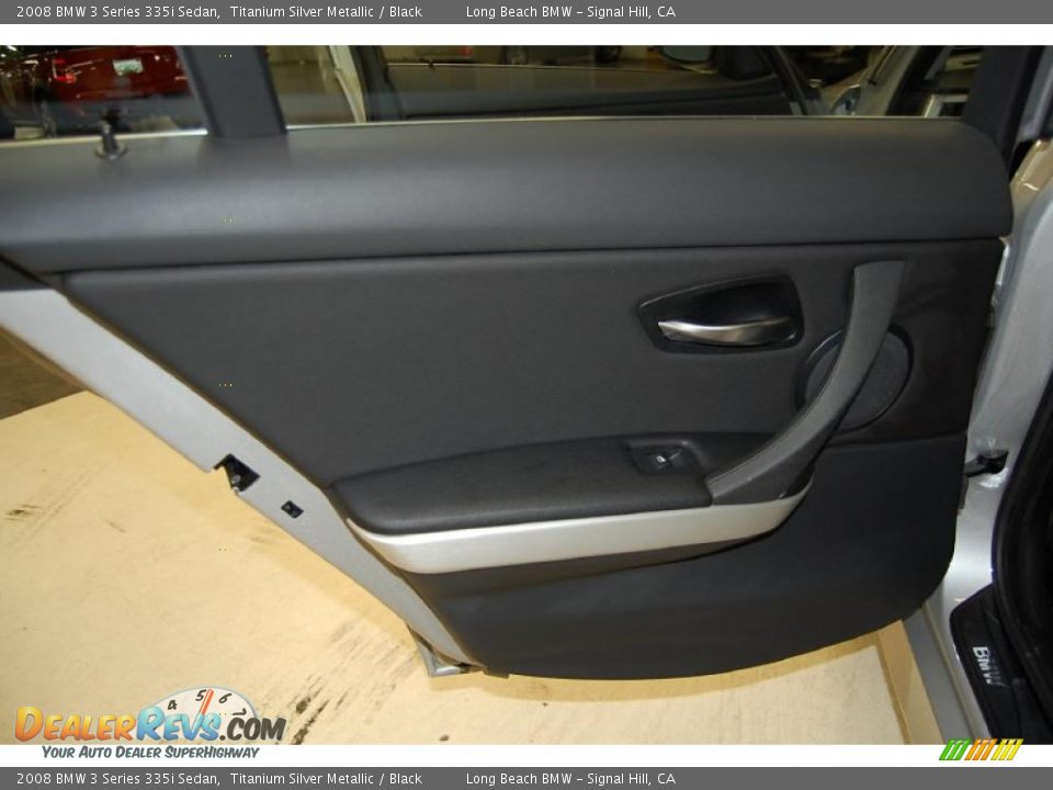 2008 BMW 3 Series 335i Sedan Titanium Silver Metallic / Black Photo #27