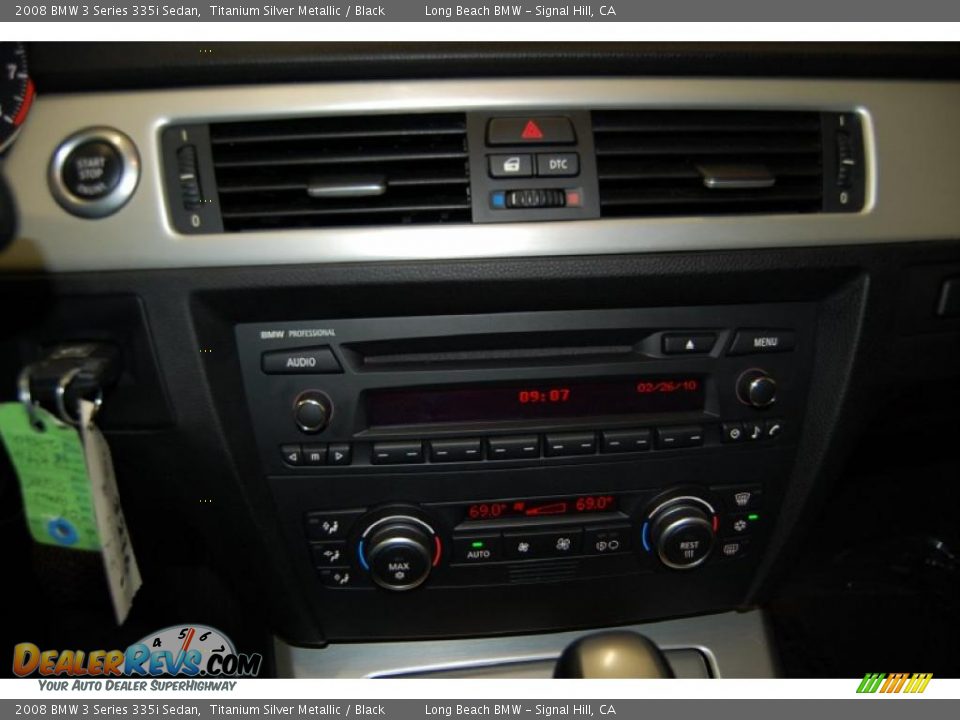 2008 BMW 3 Series 335i Sedan Titanium Silver Metallic / Black Photo #32