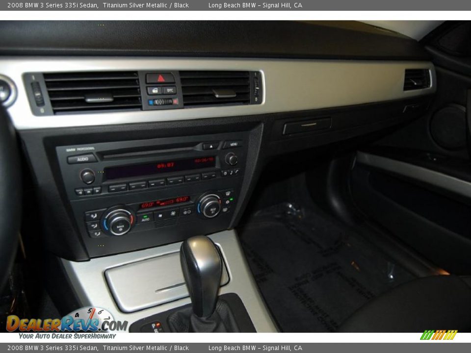 2008 BMW 3 Series 335i Sedan Titanium Silver Metallic / Black Photo #34