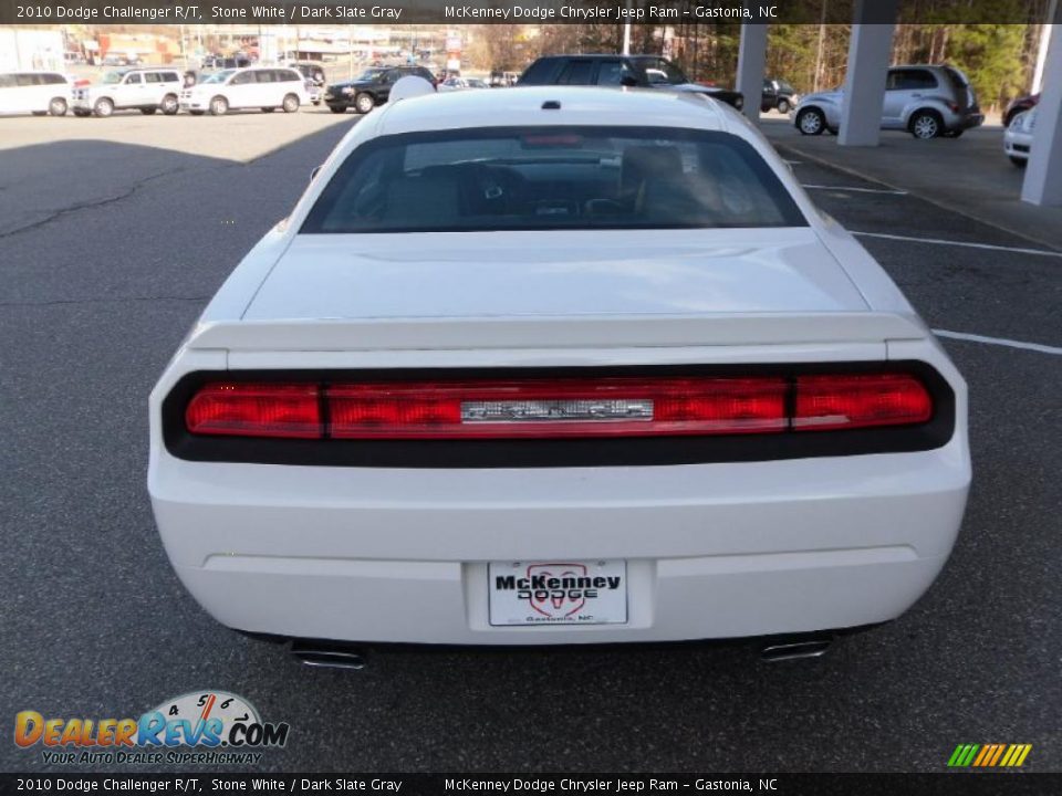 2010 Dodge Challenger R/T Stone White / Dark Slate Gray Photo #3
