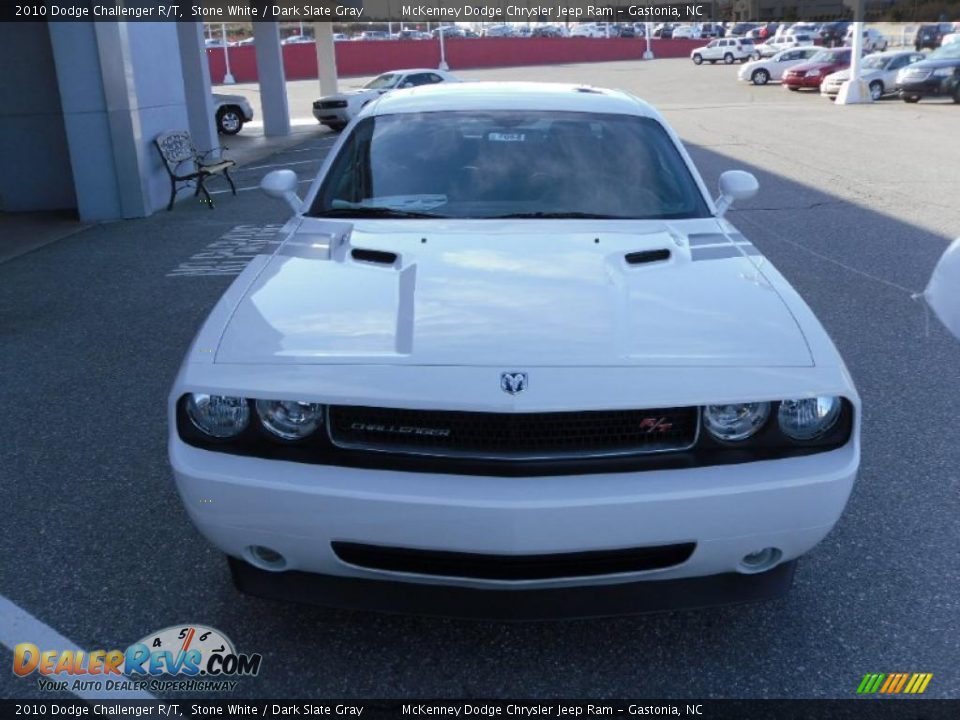 2010 Dodge Challenger R/T Stone White / Dark Slate Gray Photo #6