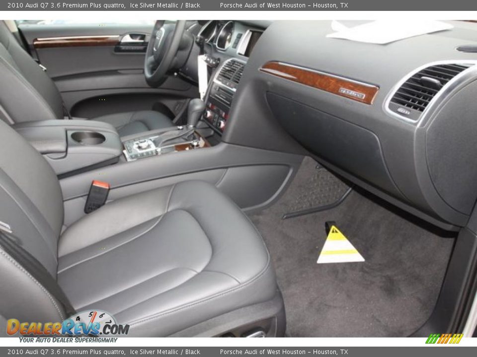 2010 Audi Q7 3.6 Premium Plus quattro Ice Silver Metallic / Black Photo #12