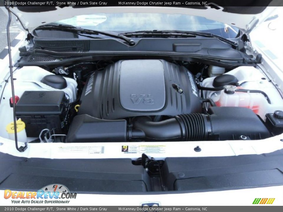 2010 Dodge Challenger R/T Stone White / Dark Slate Gray Photo #19