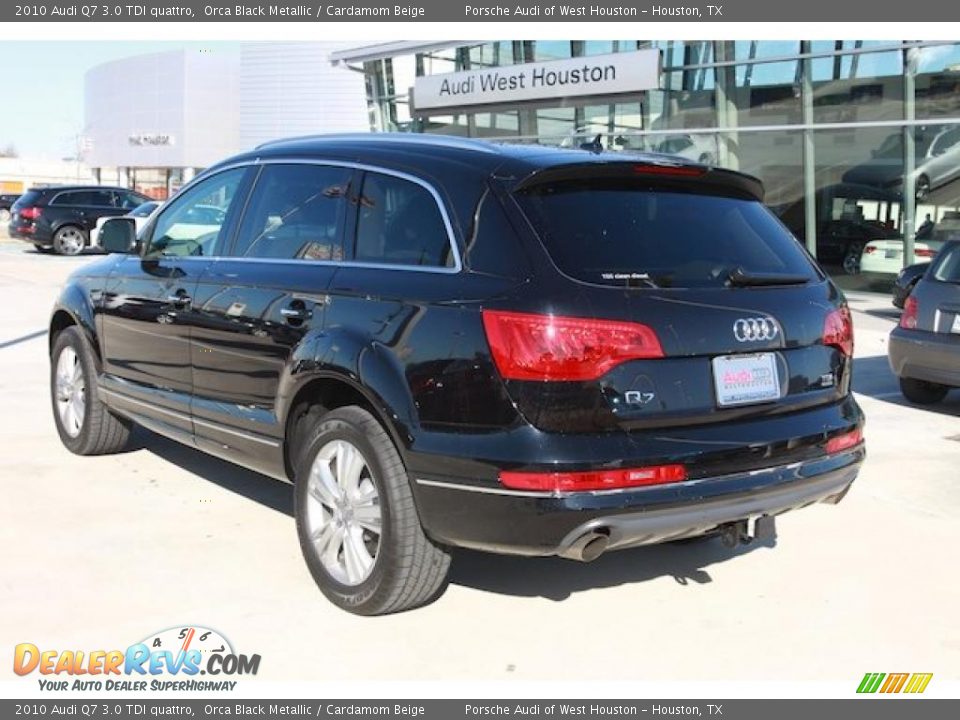 2010 Audi Q7 3.0 TDI quattro Orca Black Metallic / Cardamom Beige Photo #5