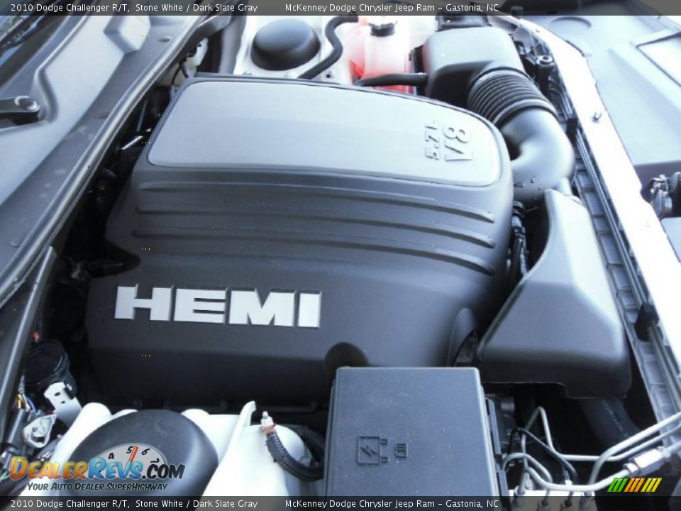 2010 Dodge Challenger R/T Stone White / Dark Slate Gray Photo #20