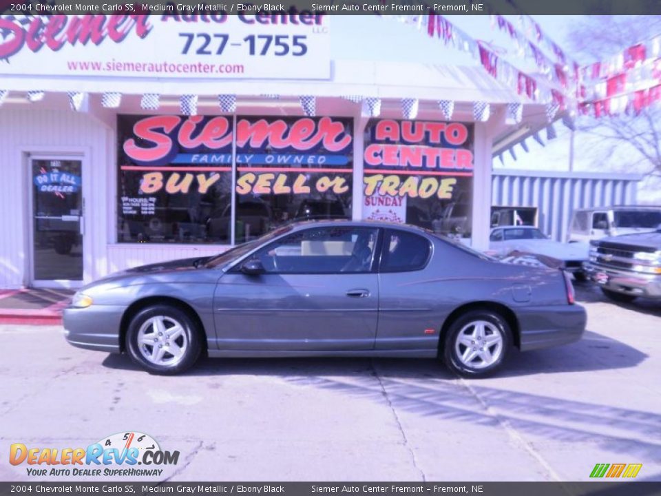 2004 Chevrolet Monte Carlo SS Medium Gray Metallic / Ebony Black Photo #1