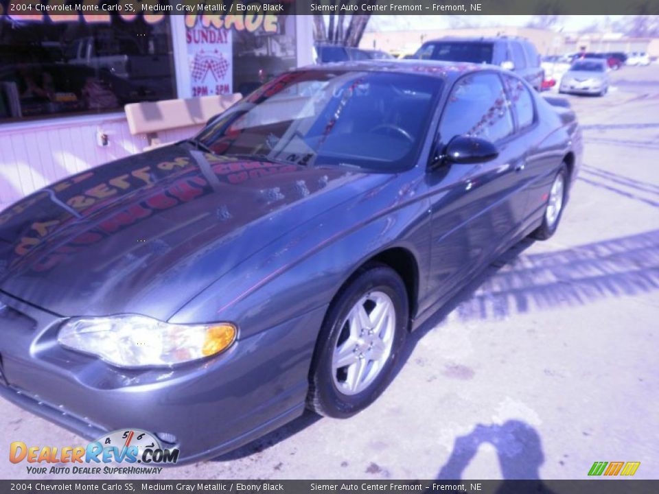 2004 Chevrolet Monte Carlo SS Medium Gray Metallic / Ebony Black Photo #4
