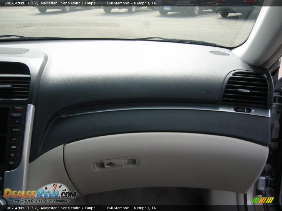 2007 Acura TL 3.2 Alabaster Silver Metallic / Taupe Photo #20