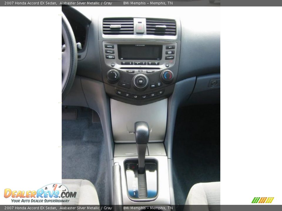 2007 Honda Accord EX Sedan Alabaster Silver Metallic / Gray Photo #14