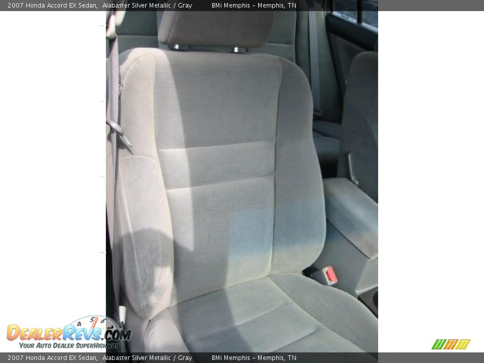 2007 Honda Accord EX Sedan Alabaster Silver Metallic / Gray Photo #18