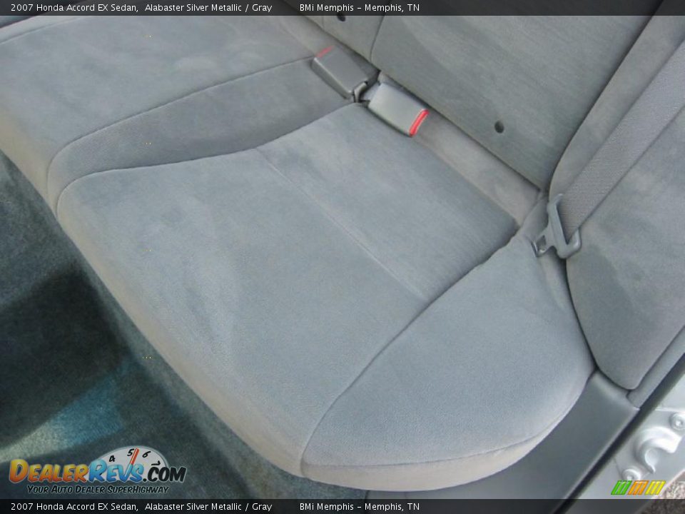 2007 Honda Accord EX Sedan Alabaster Silver Metallic / Gray Photo #22