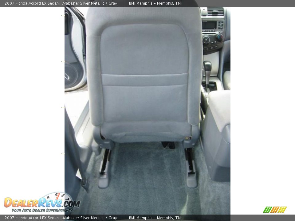 2007 Honda Accord EX Sedan Alabaster Silver Metallic / Gray Photo #24