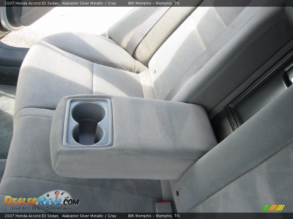 2007 Honda Accord EX Sedan Alabaster Silver Metallic / Gray Photo #25