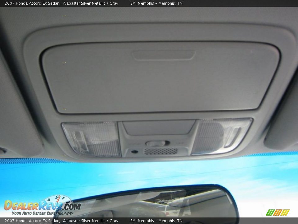 2007 Honda Accord EX Sedan Alabaster Silver Metallic / Gray Photo #31