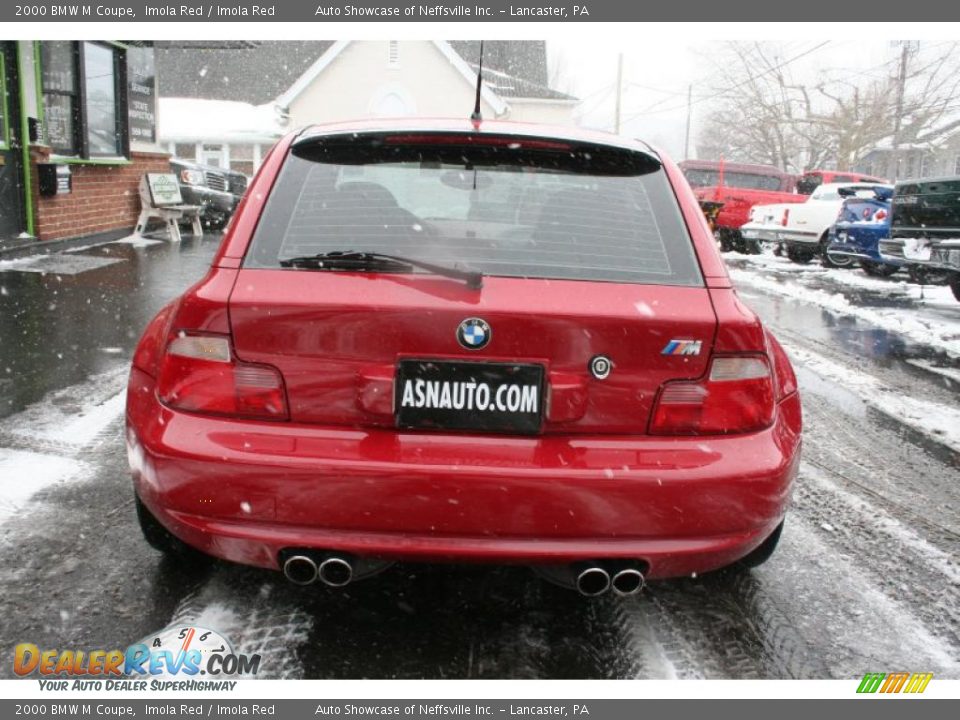 2000 BMW M Coupe Imola Red / Imola Red Photo #5