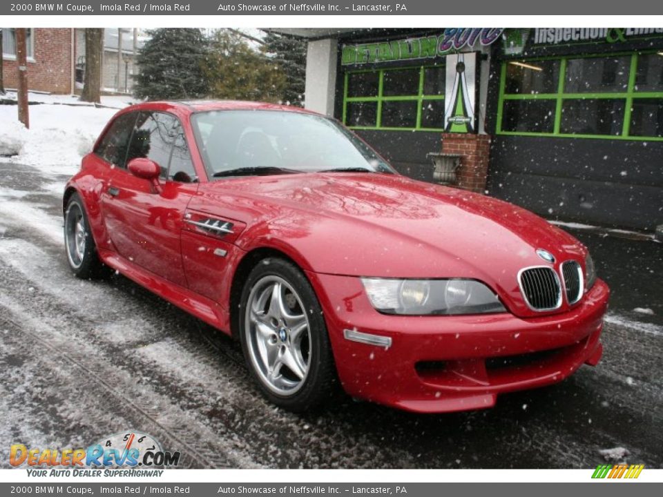 2000 BMW M Coupe Imola Red / Imola Red Photo #8