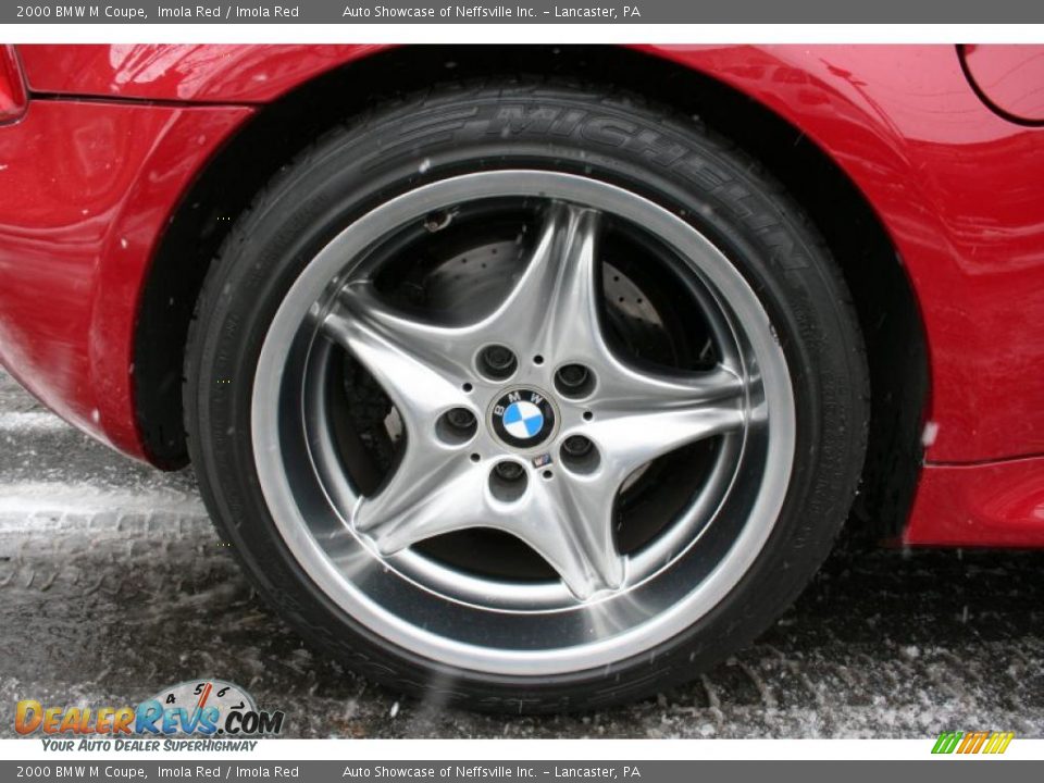 2000 BMW M Coupe Imola Red / Imola Red Photo #10