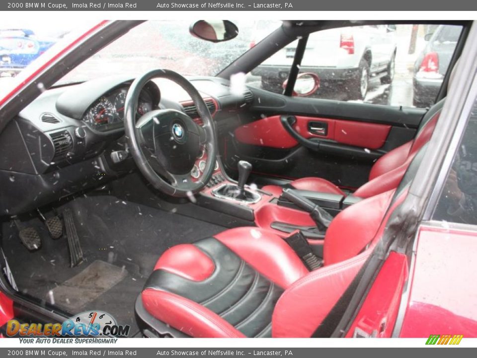 2000 BMW M Coupe Imola Red / Imola Red Photo #13
