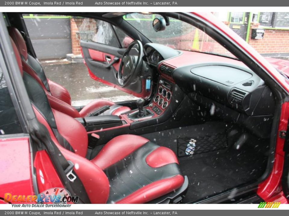 2000 BMW M Coupe Imola Red / Imola Red Photo #14