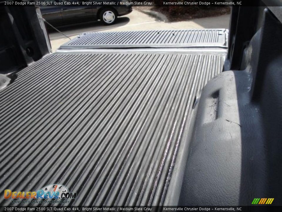 2007 Dodge Ram 2500 SLT Quad Cab 4x4 Bright Silver Metallic / Medium Slate Gray Photo #12