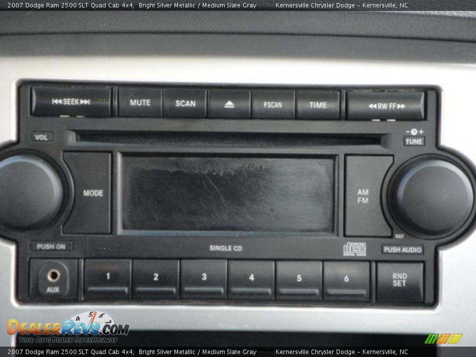 2007 Dodge Ram 2500 SLT Quad Cab 4x4 Bright Silver Metallic / Medium Slate Gray Photo #22