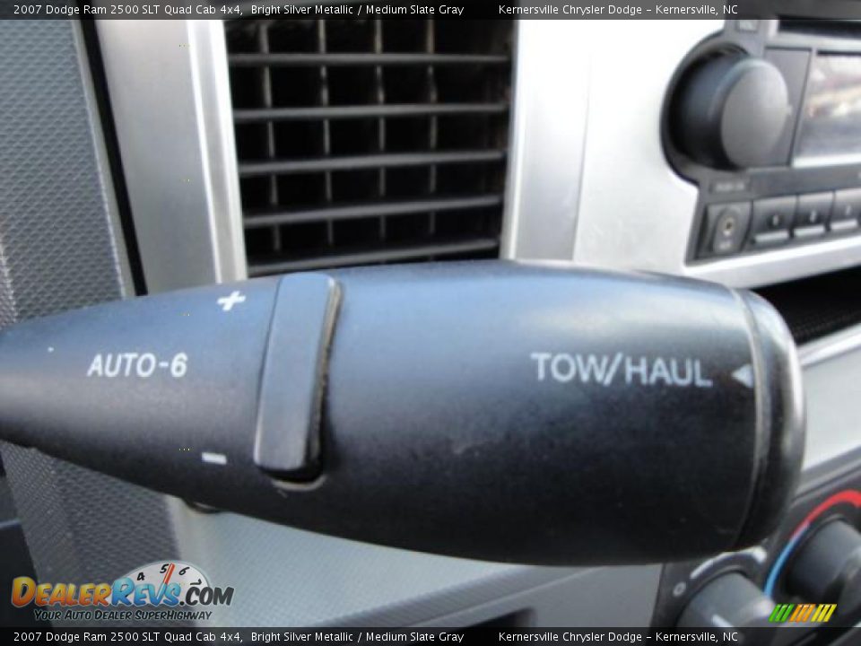 2007 Dodge Ram 2500 SLT Quad Cab 4x4 Bright Silver Metallic / Medium Slate Gray Photo #27