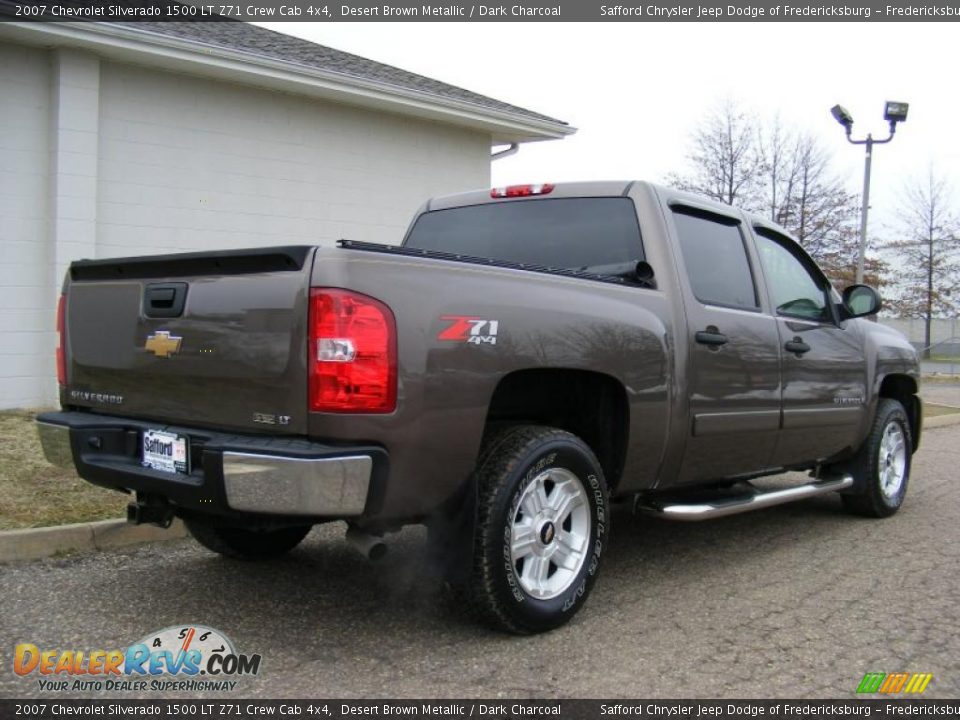 2007 Chevrolet Silverado 1500 LT Z71 Crew Cab 4x4 Desert Brown Metallic / Dark Charcoal Photo #5