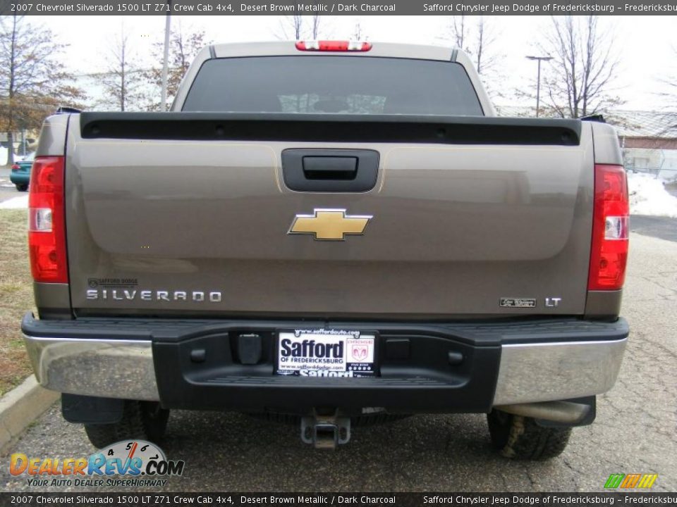 2007 Chevrolet Silverado 1500 LT Z71 Crew Cab 4x4 Desert Brown Metallic / Dark Charcoal Photo #6