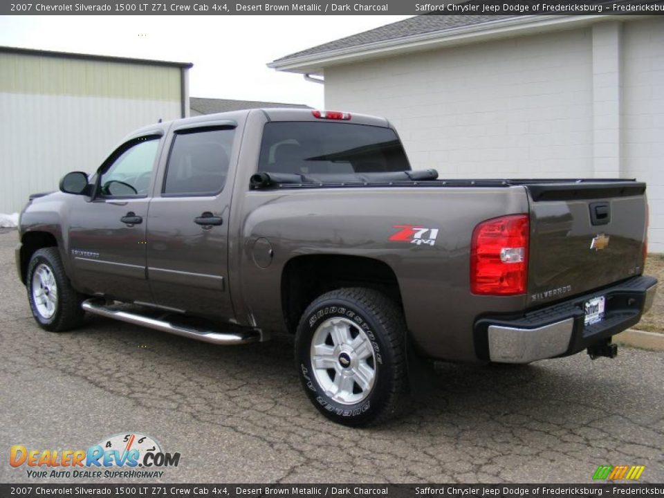 2007 Chevrolet Silverado 1500 LT Z71 Crew Cab 4x4 Desert Brown Metallic / Dark Charcoal Photo #7