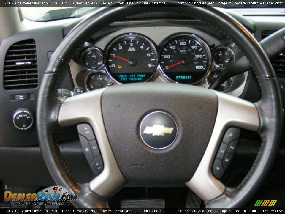 2007 Chevrolet Silverado 1500 LT Z71 Crew Cab 4x4 Desert Brown Metallic / Dark Charcoal Photo #10