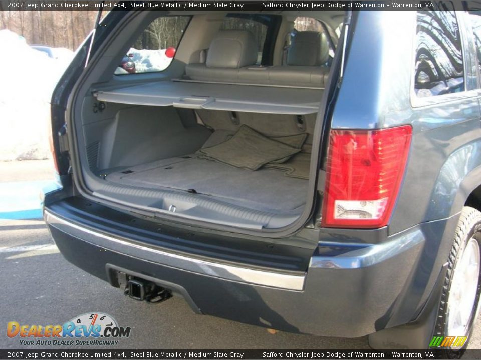 2007 Jeep Grand Cherokee Limited 4x4 Steel Blue Metallic / Medium Slate Gray Photo #5