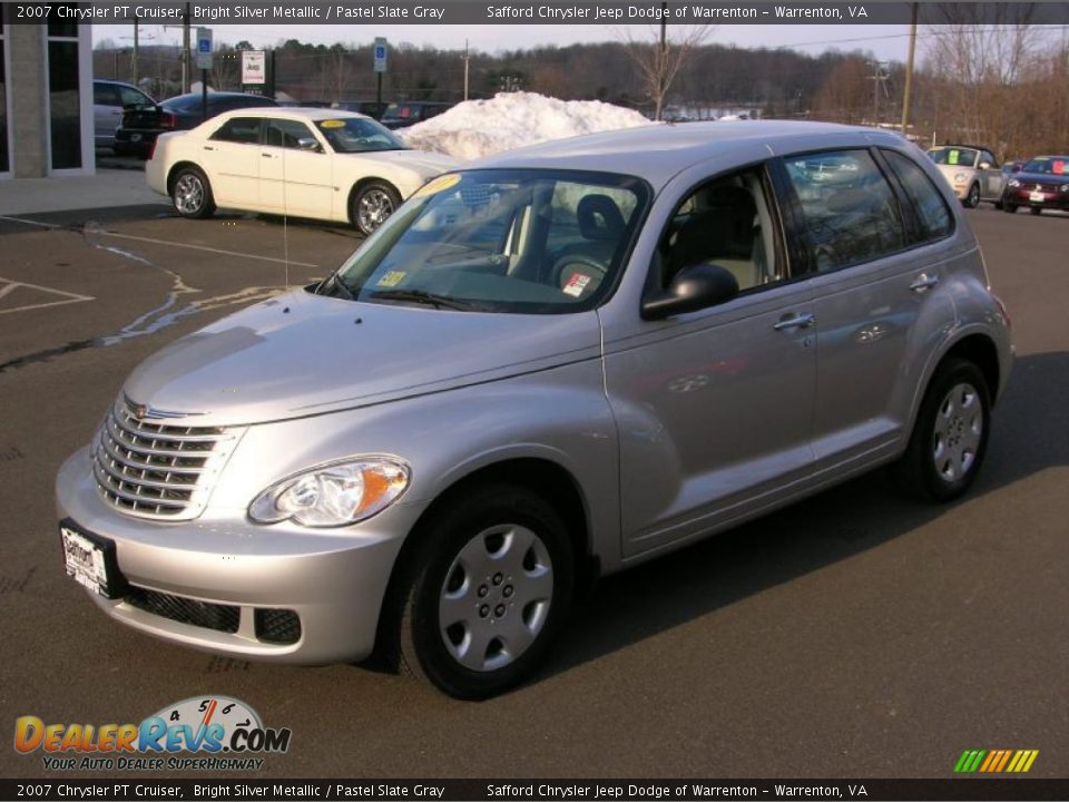 2007 Chrysler PT Cruiser Bright Silver Metallic / Pastel Slate Gray Photo #1