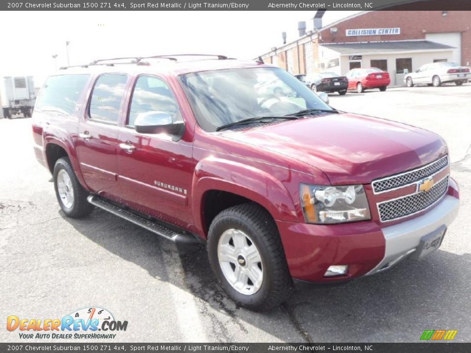 2007 Chevrolet Suburban 1500 Z71 4x4 Sport Red Metallic / Light Titanium/Ebony Photo #5