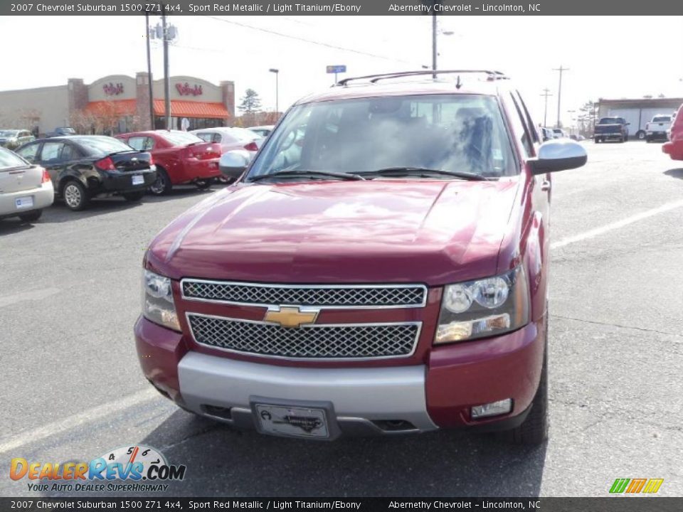 2007 Chevrolet Suburban 1500 Z71 4x4 Sport Red Metallic / Light Titanium/Ebony Photo #6