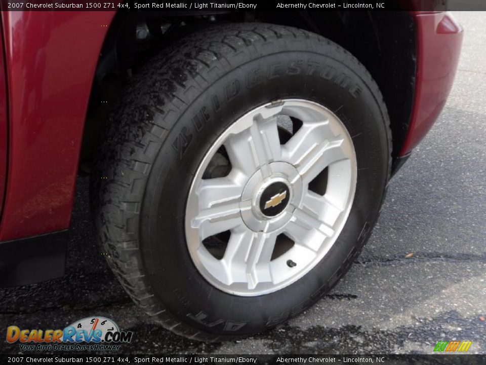 2007 Chevrolet Suburban 1500 Z71 4x4 Sport Red Metallic / Light Titanium/Ebony Photo #21