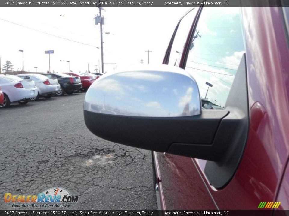 2007 Chevrolet Suburban 1500 Z71 4x4 Sport Red Metallic / Light Titanium/Ebony Photo #22