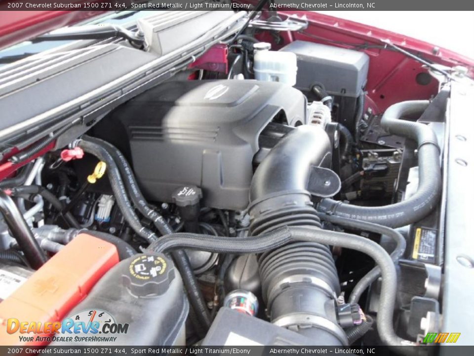 2007 Chevrolet Suburban 1500 Z71 4x4 Sport Red Metallic / Light Titanium/Ebony Photo #23